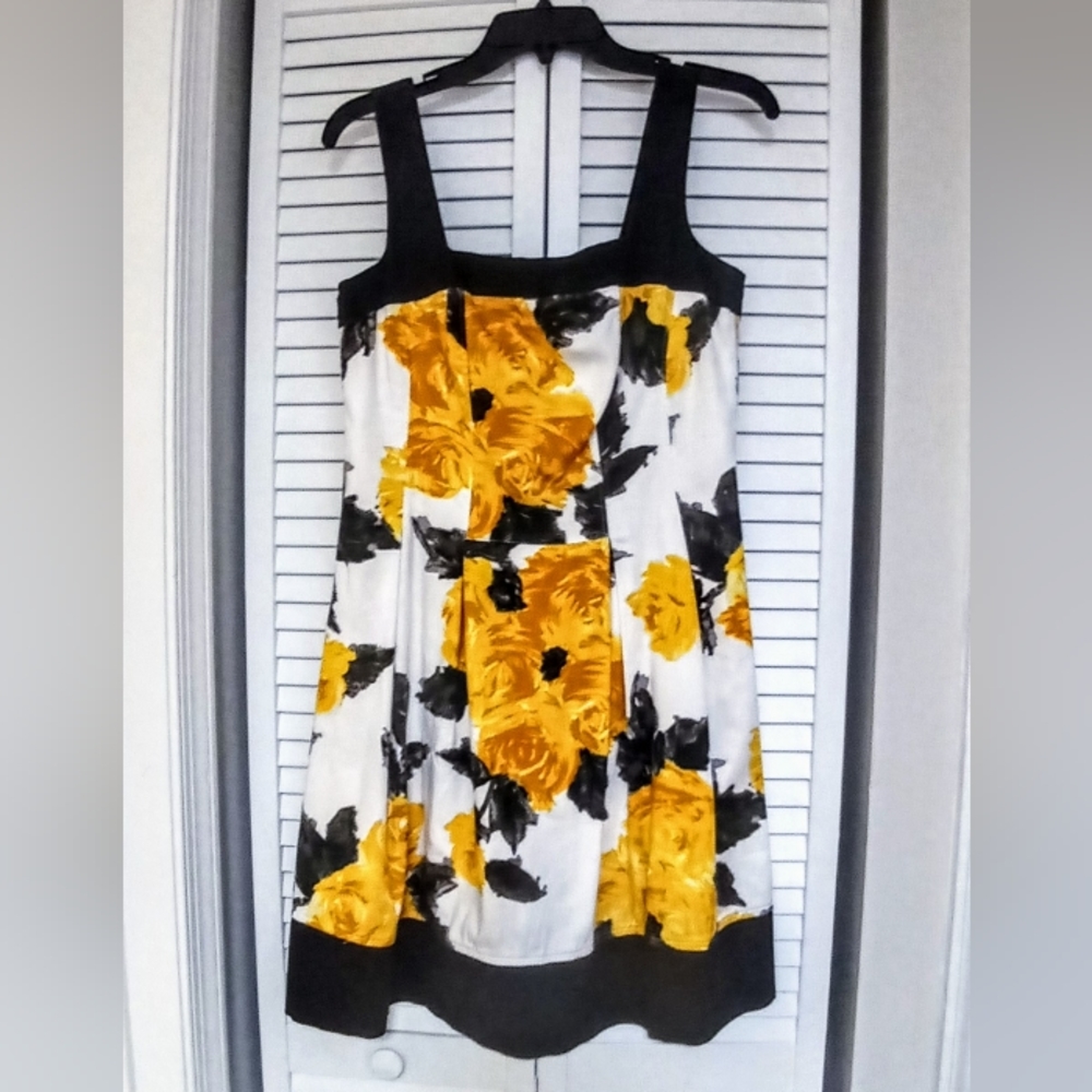 Yellow Roses Summer Dress